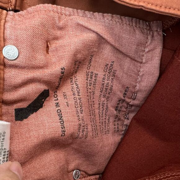 NWT Adriano Goldschmied Women's Jeans Size 31R Rust Ankle High Rise Skinny - Picture 15 of 16